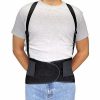 Ergonomic Support * | Allegro Economy Belts, Black, Back Support, X-Large