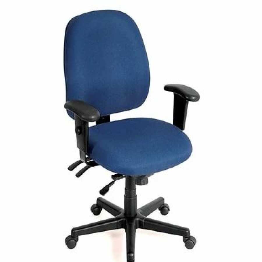 Chairs * | Task Chairs Raynor Eurotech Fabric 4 X 4 Multi-Function Task Chair, Navy