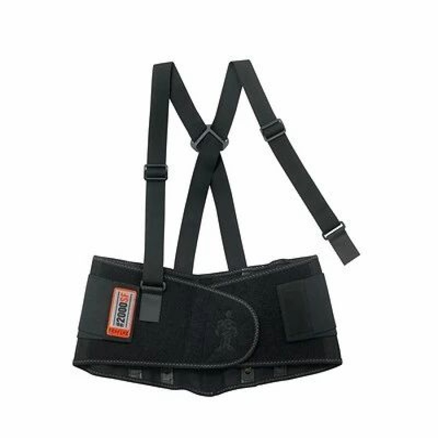 Ergonomic Support * | Ergodyne Back Supports Ergodyne Proflex 2000Sf High-Performance Back Support, X-Large, Black