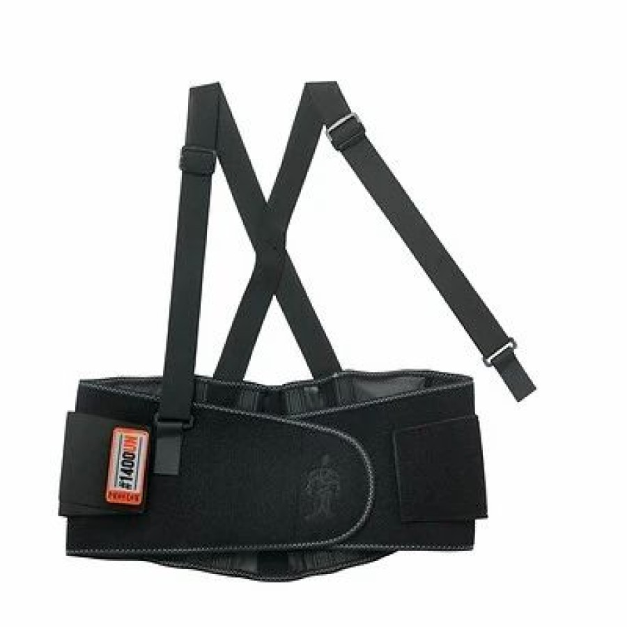 Ergonomic Support * | Ergodyne Back Supports Ergodyne Proflex 1400 Universal Size Back Support, Black