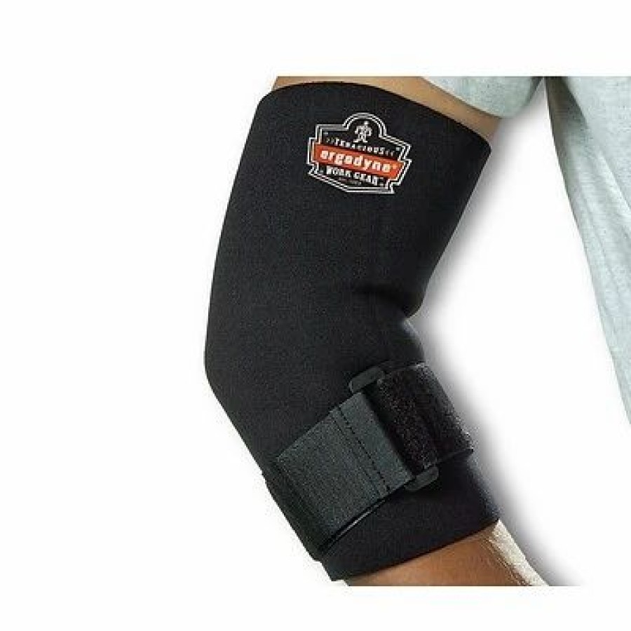 Ergonomic Support * | Arm & Elbow Support Ergodyne Proflex 655 Neoprene Elbow Sleeve With Strap, Small (16582)