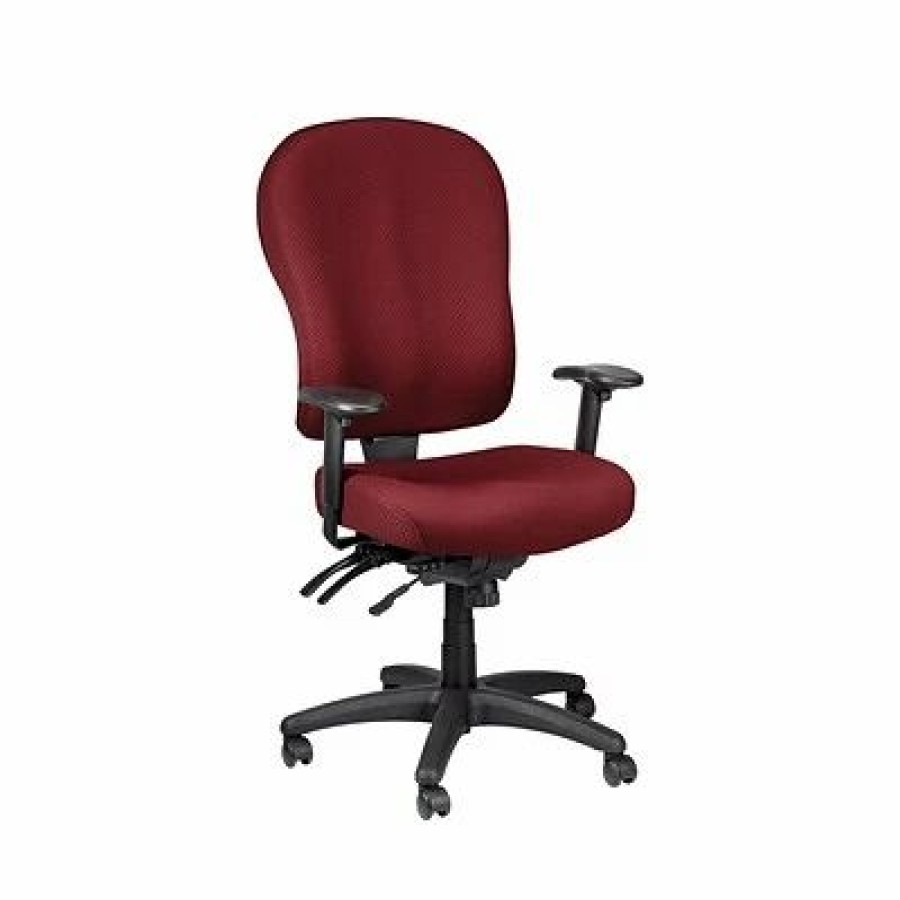 Chairs * | Task Chairs Tempur-Pedic Tp4000 Fabric Task Chair, Burgundy (Tp4000-Burg)