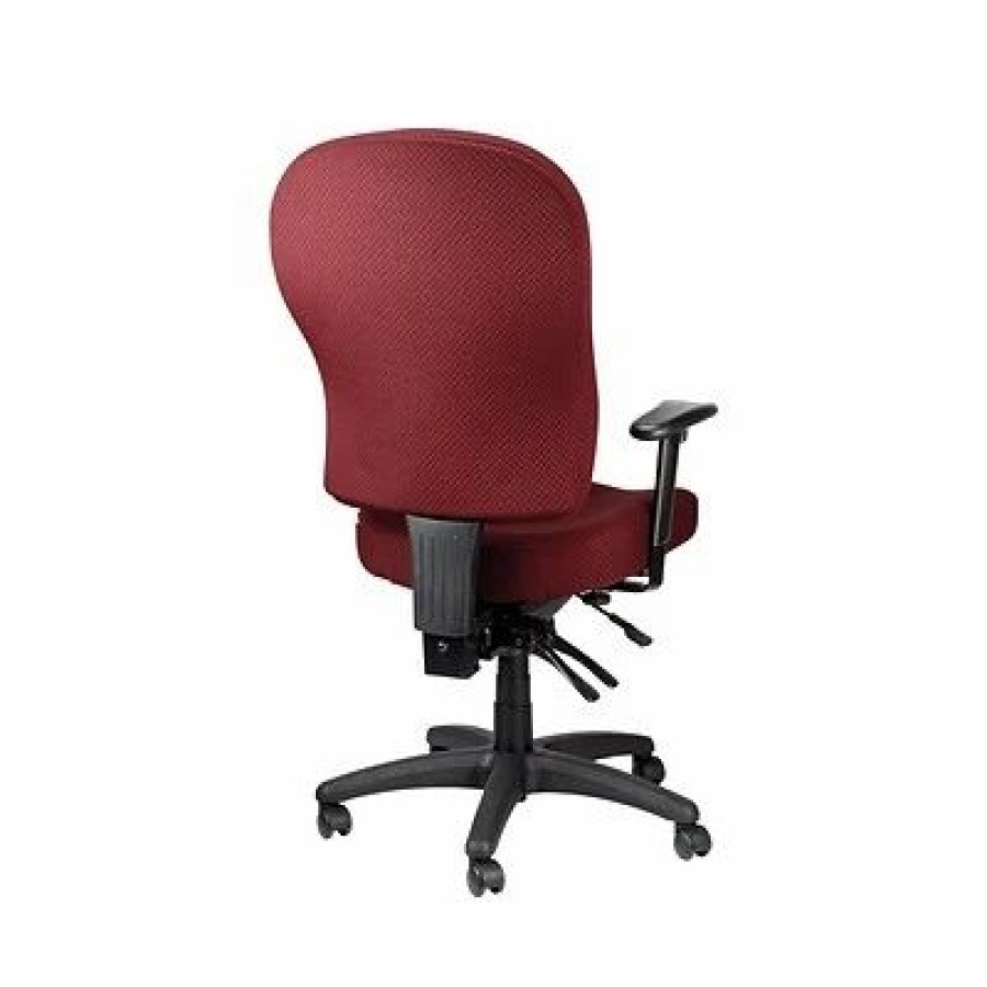 Chairs * | Task Chairs Tempur-Pedic Tp4000 Fabric Task Chair, Burgundy (Tp4000-Burg)