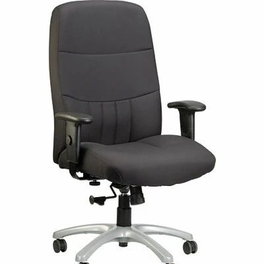 Chairs * | Executive/Managerial Chairs Raynor Eurotech Excelsior Fabric Big And Tall Manager'S Chair, Black (Bm90000-Blk)