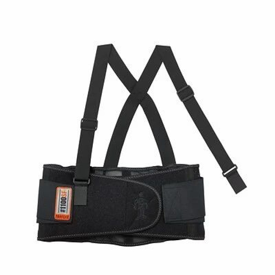 Ergonomic Support * | Ergodyne Back Supports Ergodyne Proflex 1100Sf Standard Back Support, Black, Xl