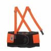 Ergonomic Support * | Ergodyne Back Supports Ergodyne Proflex 100 Economy Hi-Visibility Back Support, Orange, Small