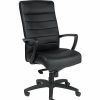 Chairs * | Executive/Managerial Chairs Raynor Eurotech Manchester Leather Executive Chair, Black