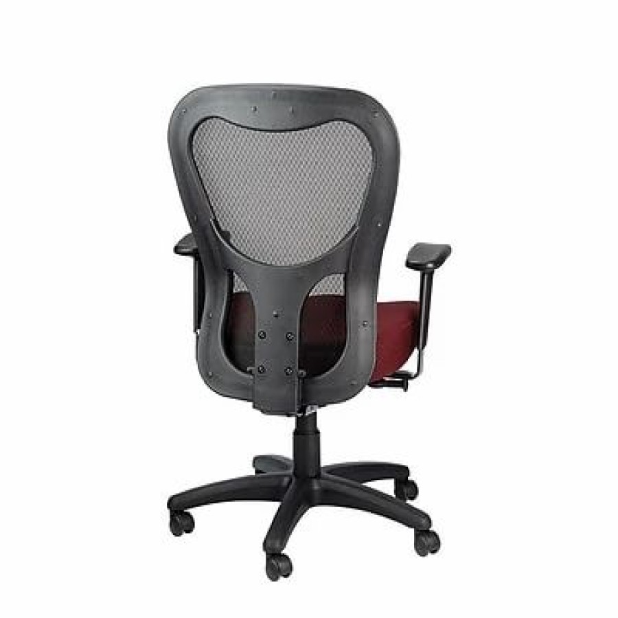 Chairs * | Task Chairs Tempur-Pedic Tp9000 Mesh Task Chair, Burgundy (Tp9000-Burgundy)