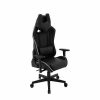 Chairs * | Gaming Chairs Hanover Commando Fabric Ergonomic Racing Gaming Chair, Black/White (Hgc0106)