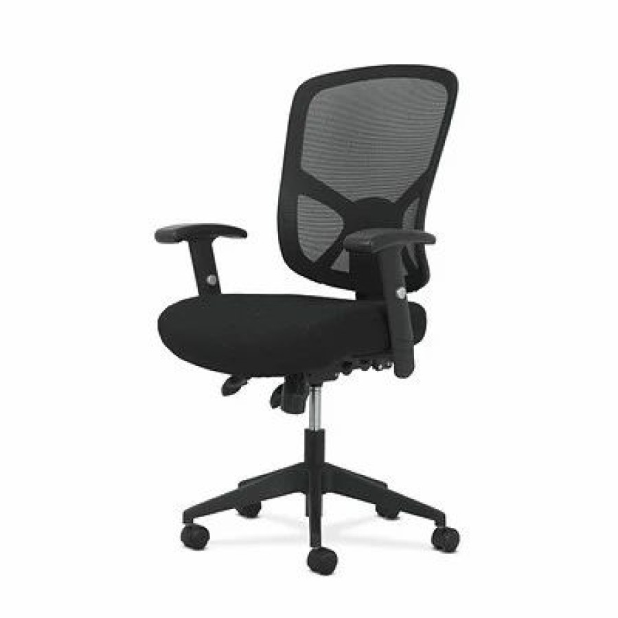 Chairs * | Task Chairs Sadie High-Back Task Chair, Height Adjustable Arms, Height Adjustable Back (Bsxvst121)