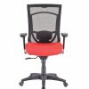 Chairs * | Task Chairs Tempur-Pedic Tp7000 Mesh High Back Fabric Chair, Rosso Red (Tp7000-Red)