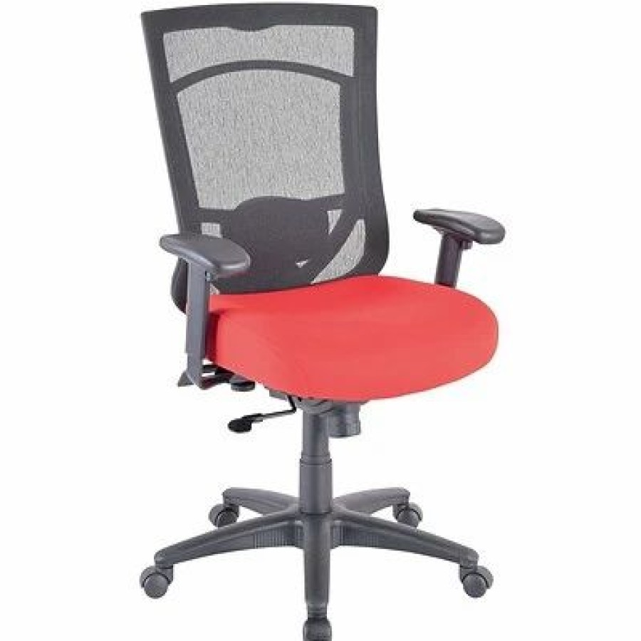 Chairs * | Task Chairs Tempur-Pedic Tp7000 Mesh High Back Fabric Chair, Rosso Red (Tp7000-Red)