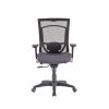 Chairs * | Task Chairs Tempur-Pedic Tp7000 Mesh Back Fabric Task Chair, Black And Agate Gray (Tp7000-Agate)