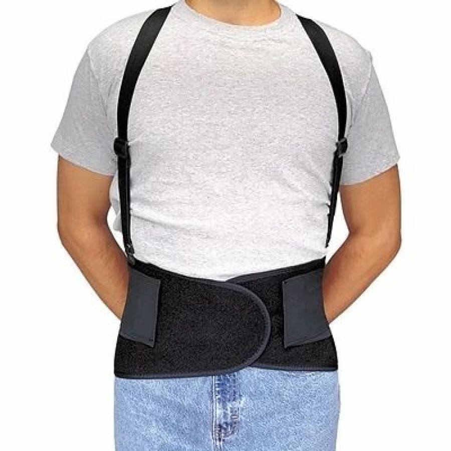 Ergonomic Support * | Allegro Economy Belts, Black, Back Support, Large