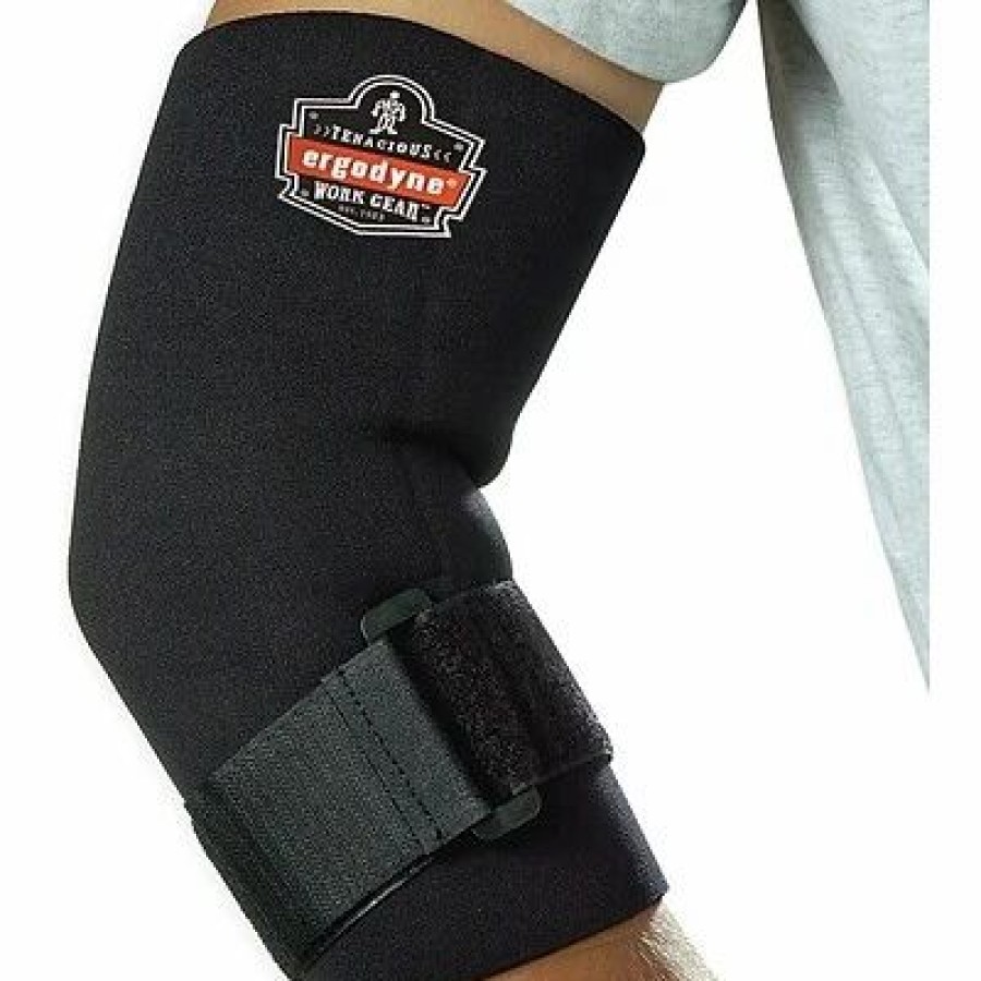 Ergonomic Support * | Arm & Elbow Support Ergodyne Proflex 655 Neoprene Elbow Sleeve With Strap, Large (16584)