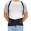 Ergonomic Support * | Allegro Economy Belts, Black, Back Support, Small