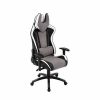 Chairs * | Gaming Chairs Hanover Commando Fabric Ergonomic Racing Gaming Chair, Black/Gray/White (Hgc0107)