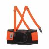 Ergonomic Support * | Ergodyne Back Supports Ergodyne Proflex 100 Economy Hi-Visibility Back Support, Orange, Large