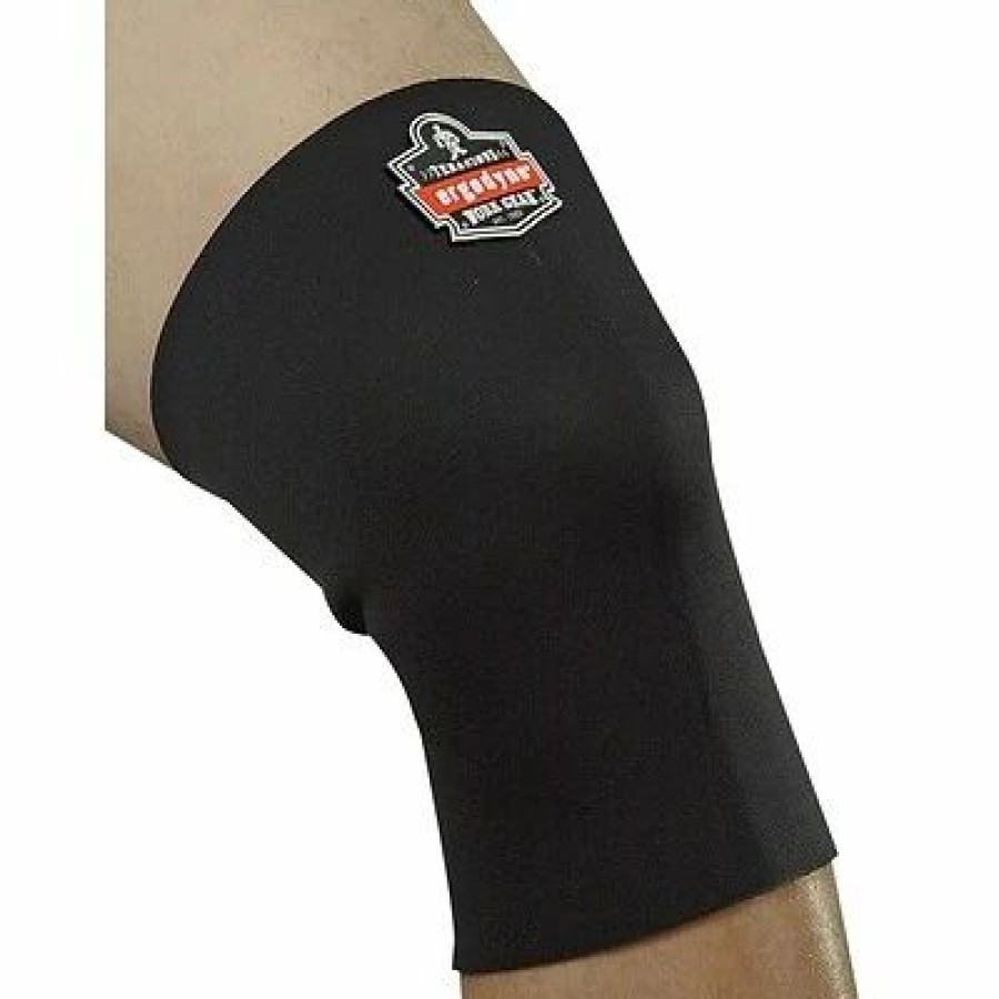 Ergonomic Support * | Knee Pads Ergodyne Proflex Single-Layer Neoprene Knee Sleeve, Black, Small