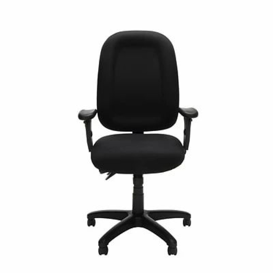 Chairs * | Task Chairs Ofm Core Collection Ergonomic Task Chair With Arms, Mid Back, In Black (125-805)