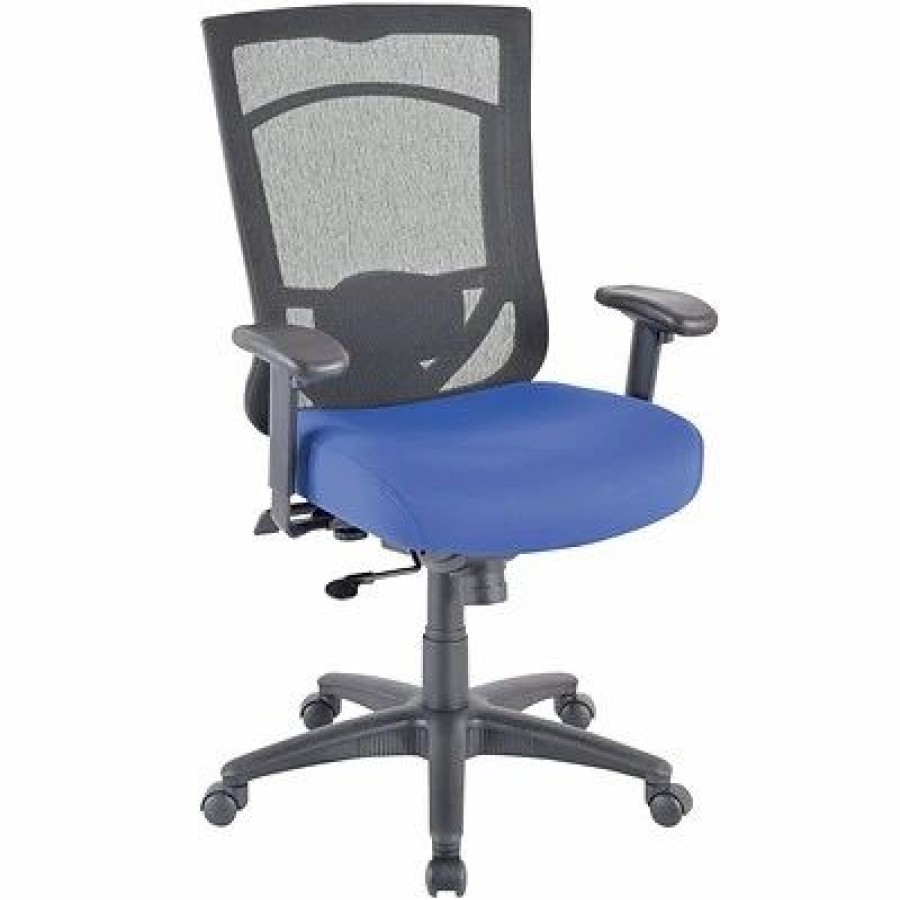 Chairs * | Task Chairs Tempur-Pedic Tp7000 Mesh High Back Fabric Chair, Yacht Blue (Tp7000 Yatch Bl)