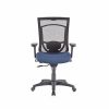 Chairs * | Task Chairs Tempur-Pedic Tp7000 Mesh Back Fabric Task Chair, Black And Cobalt (Tp7000-Cobalt)