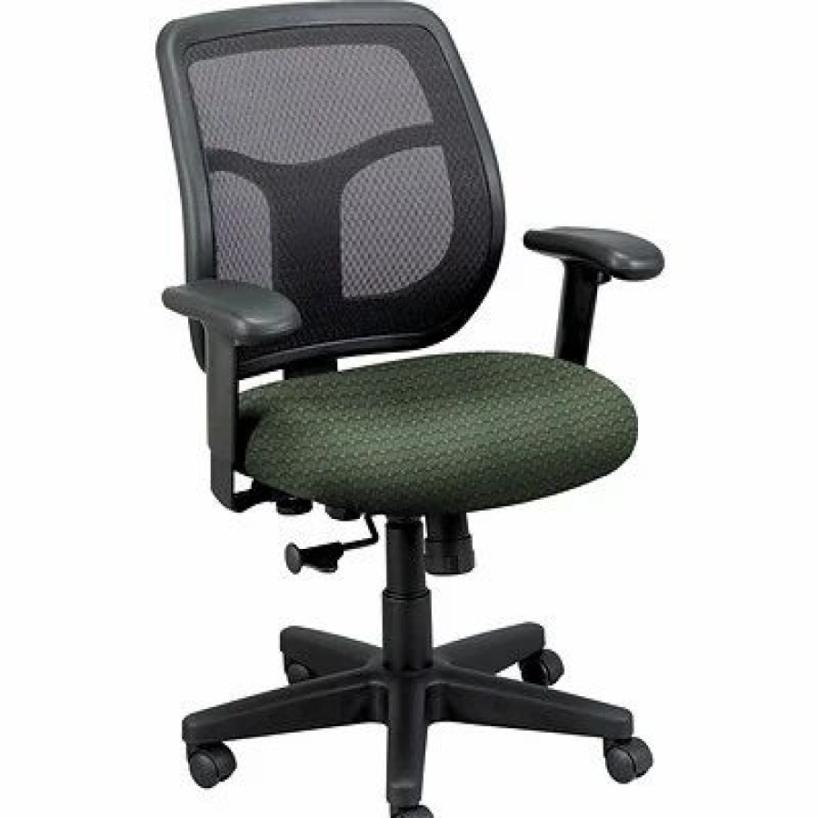 Chairs * | Task Chairs Raynor Eurotech Apollo Mesh Back Task Chair, Cirque Summer Grass