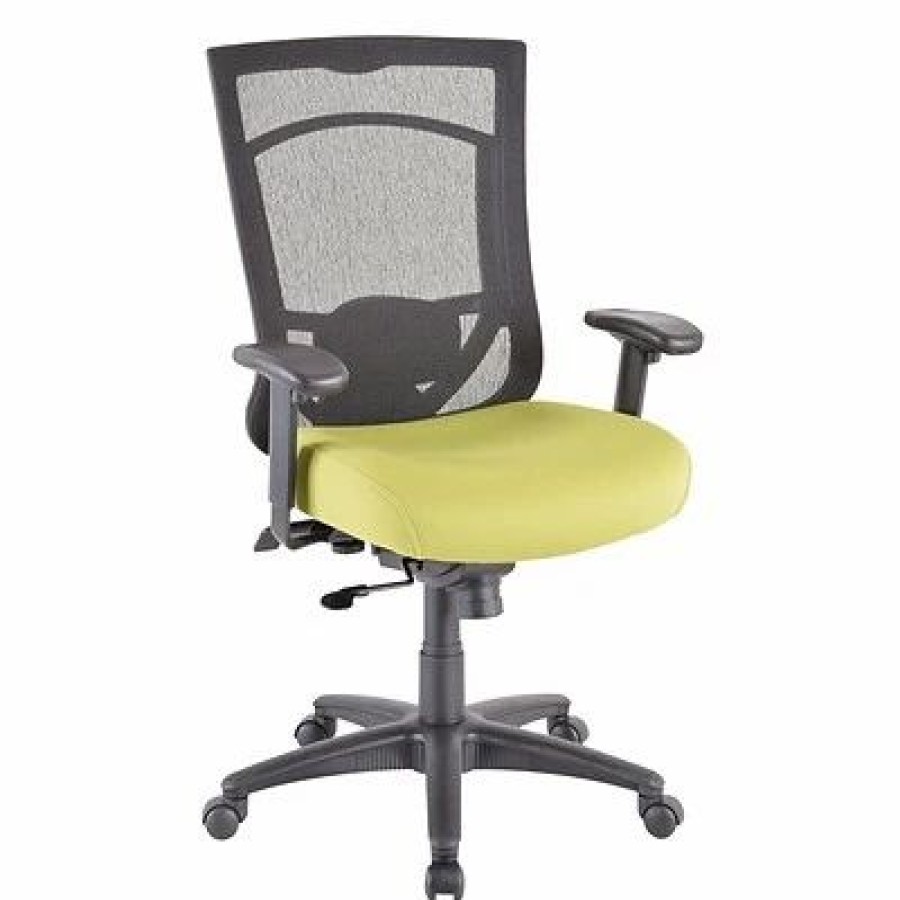 Chairs * | Task Chairs Tempur-Pedic Tp7000 Mesh High Back Fabric Chair, Sublime Green ( Tp7000-Green)