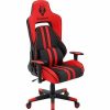 Chairs * | Gaming Chairs Hanover Commando Fabric Ergonomic Gas Lift Seating Gaming Chair, Black And Red, Hgc0102