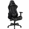 Chairs * | Executive/Managerial Chairs Flash Furniture X20 Ergonomic Leathersoft Swivel Gaming Chair, Gray (Ch1872301Gy)