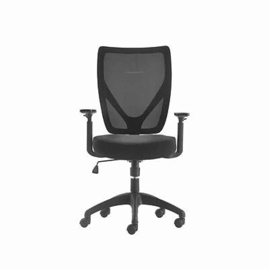 Chairs * | Office Chairs Serta Works Mesh Back Polyester Computer And Desk Chair, Black (Chr10021A)