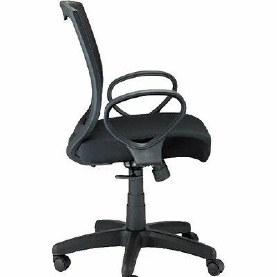 Chairs * | Task Chairs Raynor Eurotech Fabric/Mesh Maze Task Chair, Black